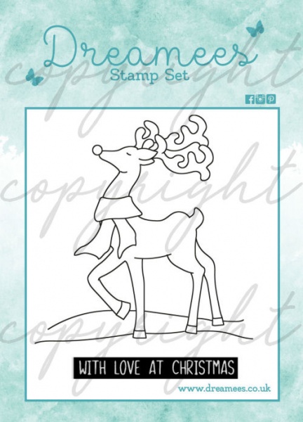 Prancing Reindeer Stamp Set
